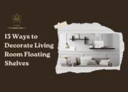 How to Decorate Floating Shelves in Family Room