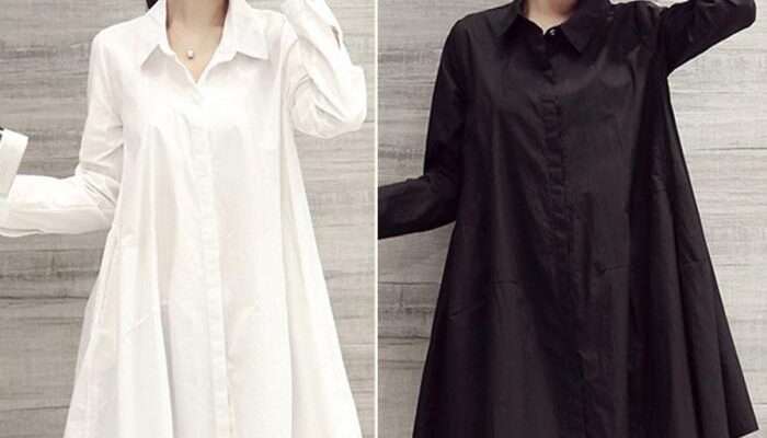 Captivating long womens shirt dress for elegant style