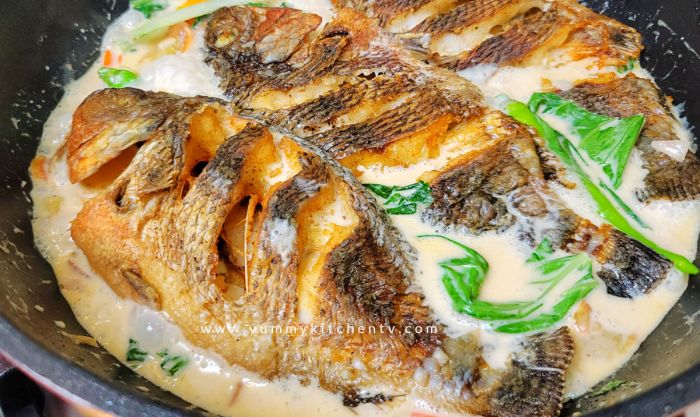 How to cook ginataang tilapia filipino style