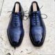 Mens navy blue dress shoes for sale