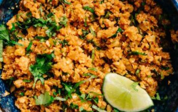 How to cook mexican style cauliflower rice