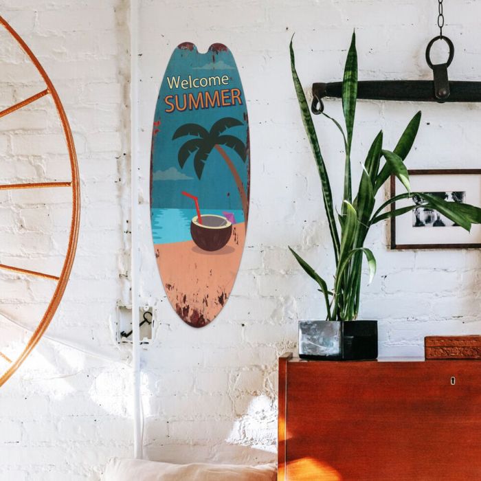 How to make a cardboard surfboard decoration