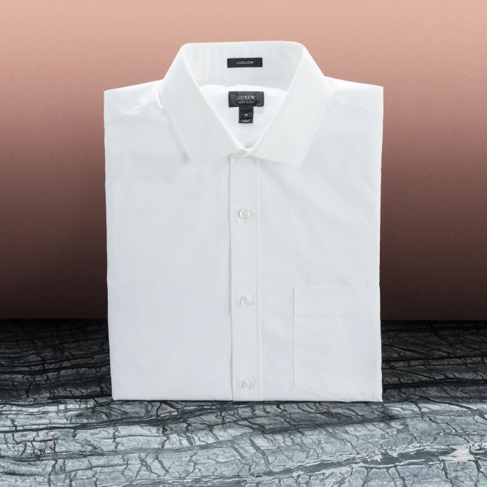 White dress shirts for men